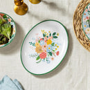 What She Shed Platter Melamine Floral, 12.25"L