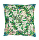 Stained Glass Songbirds Pillow Cover
