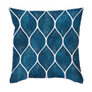 VivaStyle Gilded Meadow Pillow, Blue WIldflowers,18"x18"