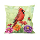 Spring Cardinal Time Pillow Cover