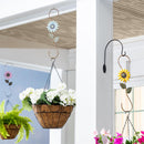 What She Shed Plant Support & Accessories, Metal Flower Planter Hook, 26", Asst of 3