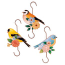 Cottage Garden Plant Support & Accessories, Metal Bird Planter Hook, 10", Asst of 3