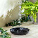 VivaStyle Rain Chain, Glass Pebble Rain Chain, 70" H