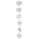 VivaStyle Rain Chain, Glass Pebble Rain Chain, 70" H