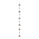 Harvest Blossom Rain Chain, Metal, Bronze Sunflower, 96"
