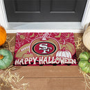 San Francisco 49ers Halloween PVC Mat, 28"x16"