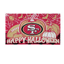 San Francisco 49ers Halloween PVC Mat, 28"x16"
