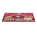 San Francisco 49ers Halloween PVC Mat, 28"x16"