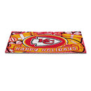 Kansas City Chiefs Holiday PVC Mat, 28"x16"