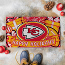 Kansas City Chiefs Holiday PVC Mat, 28"x16"