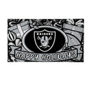 LAS VEGAS RAIDERS Holiday PVC Mat, 28"x16"