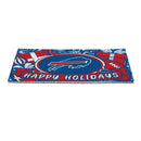 Buffalo Bills Holiday PVC Mat, 28"x16"