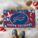 Buffalo Bills Holiday PVC Mat, 28"x16"