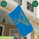 St Louis Blues 2025 Single Sided Estate Flag with 2 Grommets, 3'x5'