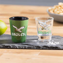 Philadelphia Eagles Throwback 4-Piece Ceramic and Glass 2oz. Shot Glass Set