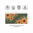 VivaStyle Sunflower Fields Sassafras Switch Mat, 22"Lx10"H