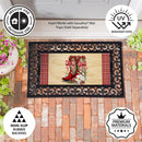 Howdy Holidays Bow Boots Sassafras Switch Mat