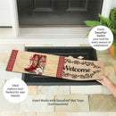 Howdy Holidays Bow Boots Sassafras Switch Mat