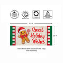 Festive Gingerbread Man Sassafras Switch Mat
