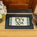 Floral Wreath Mr. & Mrs. Sassafras Switch Mat