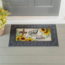 With God Anything Is Possible Sassafras Switch Mat