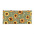 Grateful Gatherings SunflowerFlocked Coir Sassafras Switch Mat, 22"x10"