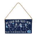 University of North Carolina Halloween Wood Wall Sign, 6x11