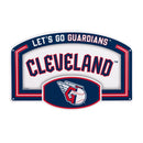 Cleveland Guardians USA Embossed Steel Wall Sign, 11" x 17"