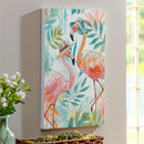 Palm Beach Flamingo Indoor Wall Décor, Wood, 24"x16"