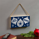 Dallas Cowboys Holiday Wood Wall Sign, 6x11