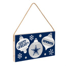 Dallas Cowboys Holiday Wood Wall Sign, 6x11