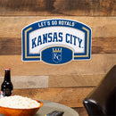 Kansas City Royals USA Embossed Steel Wall Sign, 11" x 17"