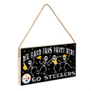 Pittsburgh Steelers Halloween Wood Wall Sign, 6x11