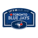 Toronto Blue Jays USA Embossed Steel Wall Sign, 11" x 17"