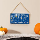 Kansas City Royals Halloween Wood Wall Sign, 6x11