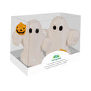 Haunted House Salt & Pepper Shaker Ceramic Ghost, Set of 2