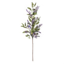Cottage Garden Stem Artificial Lavender with Butterflies, 25"L