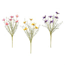 Cottage Garden Stem Artificial Floral, 20.5"L, Asst of 3