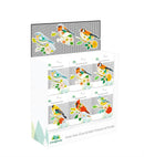 What She Shed Screen Savers, Floral Birds, 4", Asst of 6