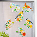 What She Shed Screen Savers, Floral Birds, 4", Asst of 6