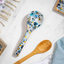VivaStyle Gilded Meadow Spoon Rest, Wood Spoon Rest, 10.25"L