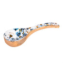 VivaStyle Gilded Meadow Spoon Rest, Wood Spoon Rest, 10.25"L
