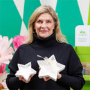 Heartfelt Cheer Bowl Ceramic Star Shaped Dish, Set of 2