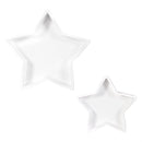 Heartfelt Cheer Bowl Ceramic Star Shaped Dish, Set of 2