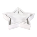 Heartfelt Cheer Bowl Ceramic Star Shaped Dish, Set of 2