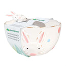 Hop Into Spring Serveware Ceramic Bunny Bowl and Spreader, Set of 2