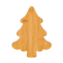 Shades of Emerald Serveware Wood Tree Shape with Metal Spreader Set