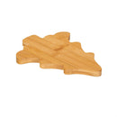 Shades of Emerald Serveware Wood Tree Shape with Metal Spreader Set