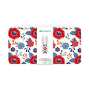 Red, White, & Bloom Serveware Rectangular Melamine Platter with Spreader, Set of 2