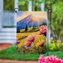 Amazing View Suede Garden Flag